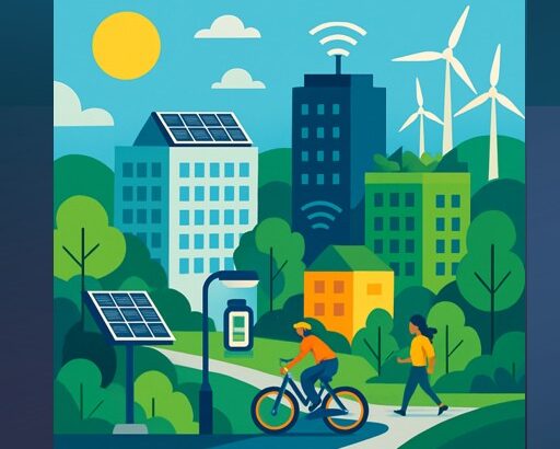 cidade inteligente, sustentável e resiliente